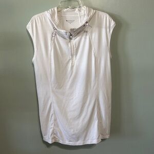 Gap Athleta 3/4 Zip sleeveless shell